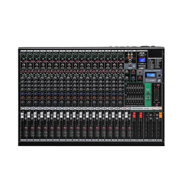 

Professional 16 channel mixer with Usb flash drive Mp3 Network Karaoke Mobile live high power mixer stage