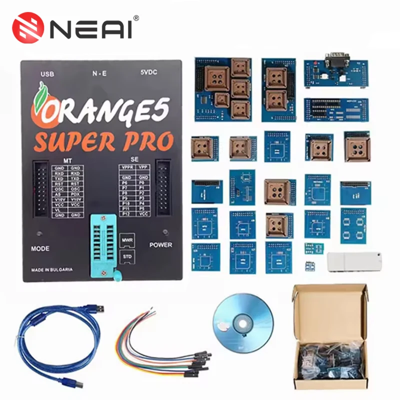 Orange5 ECU مبرمج V1.38 V1.42 V1.45 محولات كاملة عالمية دونغل ECU جهاز برمجة دعم منفذ COM لـ Win XP 7 32 #1