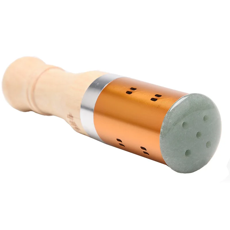 

Jade Massage Device Warm Moxibustion Rods Moxa Stick Scrollable Body Meridian Acupuncture Point Therapy