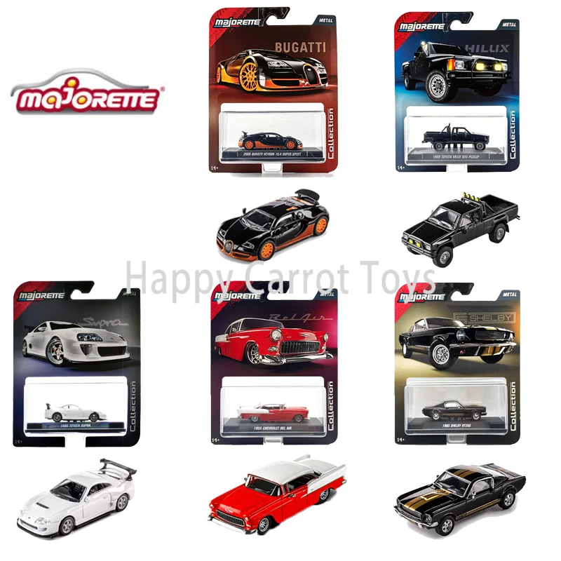 Coleção Original Majorette 1/64: Carro Premium em Metal Fundido com Pneus de Borracha e Vitrine – Brinquedo Infantil