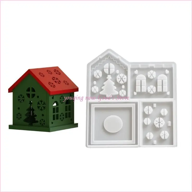 57QA ديكور المنزل شكل قوالب السيليكون الراتنج صياغة أداة سيليكون زخرفة قوالب ليلة ضوء حامل قوالب للصياغة #2