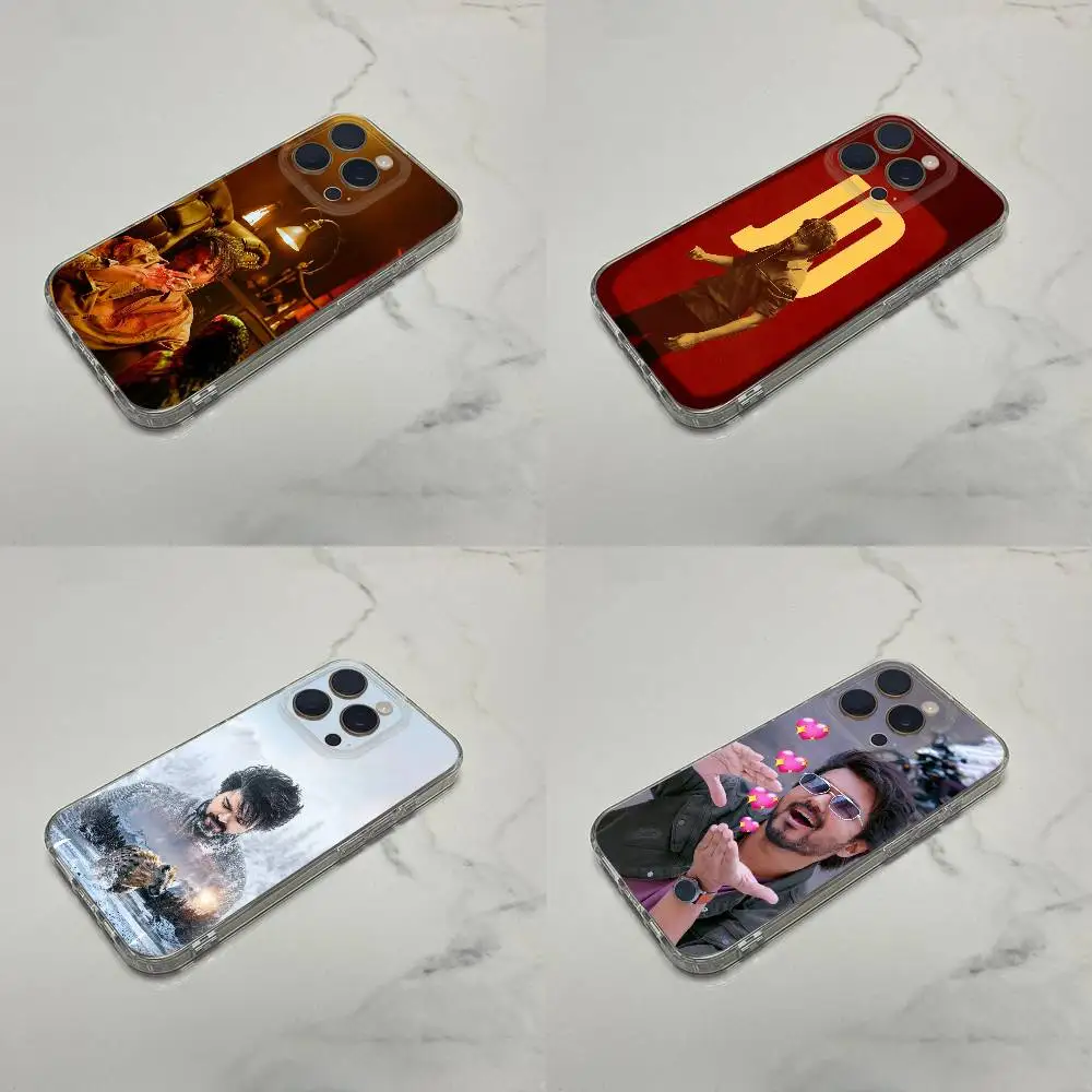 

T-Thalapathy V-Vijay India Phone Case For iPhone 16,15,14,13,12,11 Plus,Pro,Max,XR,XS,Plus,E,SE4,Mini Transparent Box