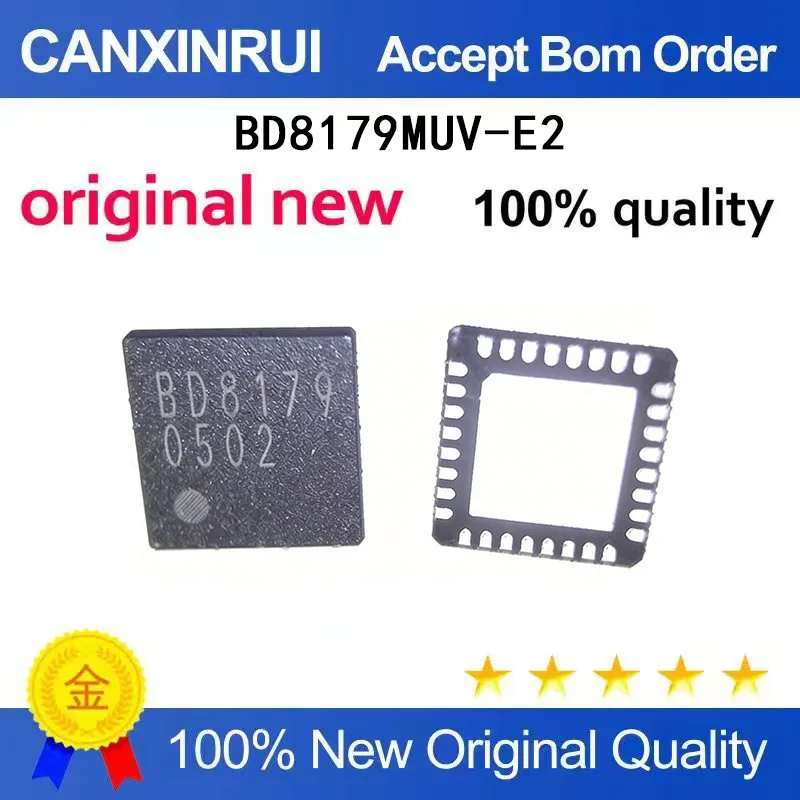 

(5-100 Pieces) New stock BD8179MUV-E2 BD8179 QFN