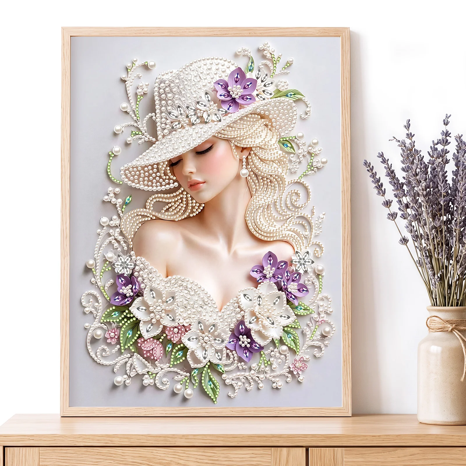 Art Craft Jellyfish - Kit de Arte com Pérolas e