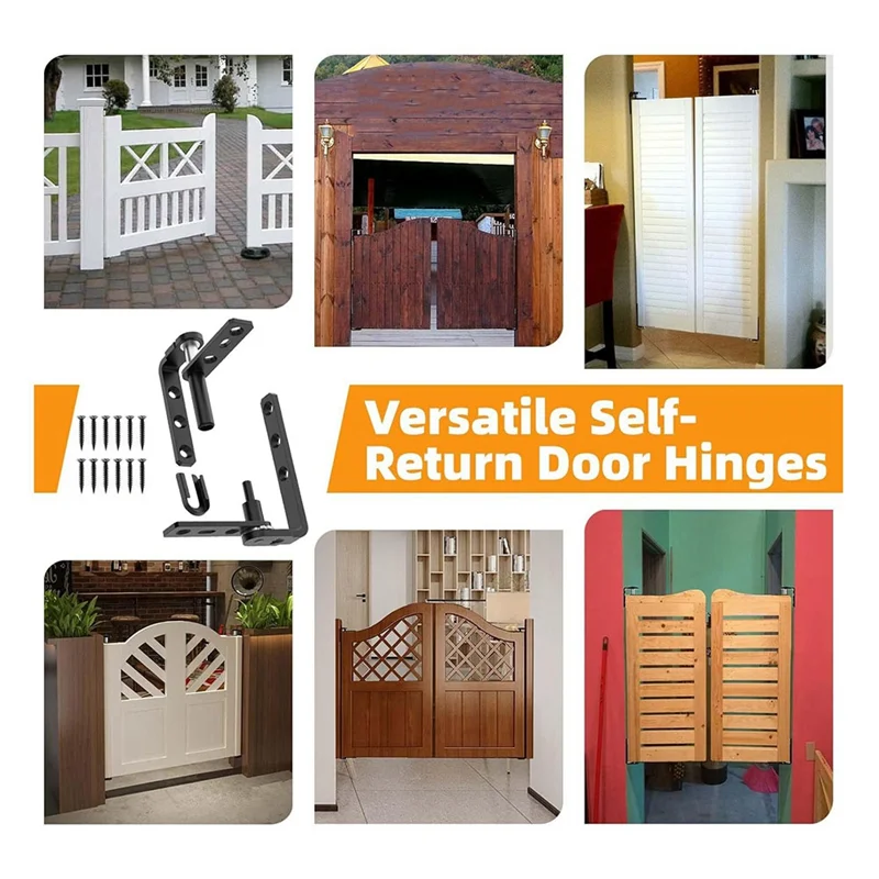 ABZL para herrajes de puertas batientes para bisagras de puertas batientes Bisagras de puertas de cafetería Bisagras de puertas de salón