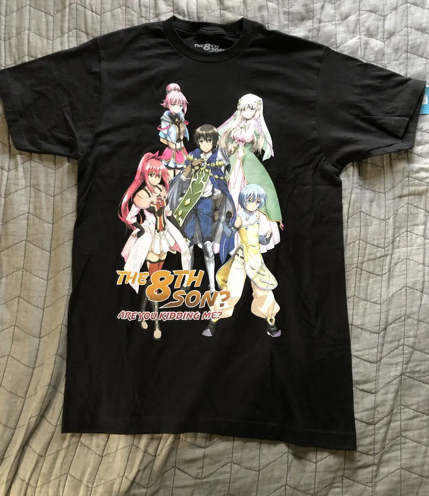 The 8th Son? Are You Kidding Me? Group T-Shirt ANIME Rare (M) Medium Short Sleeve Tops Tees Cotton Print Tshirts