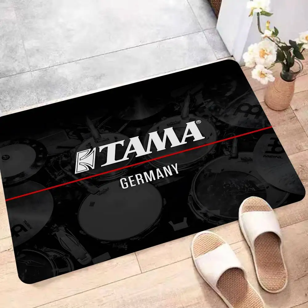 Stylish T-TAMA Drum Room Mats Anti-slip Absorb Water Long Strip Cushion Bedroon Mat Household Carpets