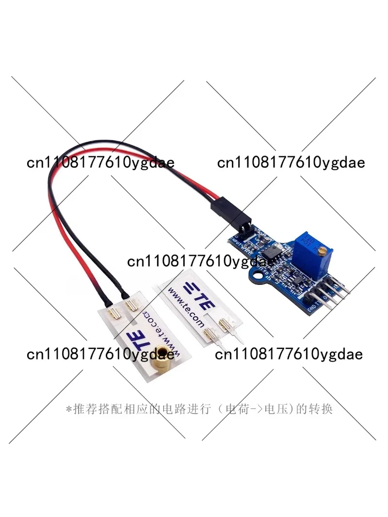Piezoelectric Thin Film Pressure Sensor Vibration PVDF LDT0-028K Original Equipment