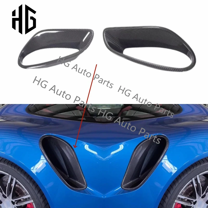 

China Manufacturers Real Carbon Fiber Side Skirts Vents Cover Car Parts For Porsche 911 991.1 Turbos Rear Side Tuyeres