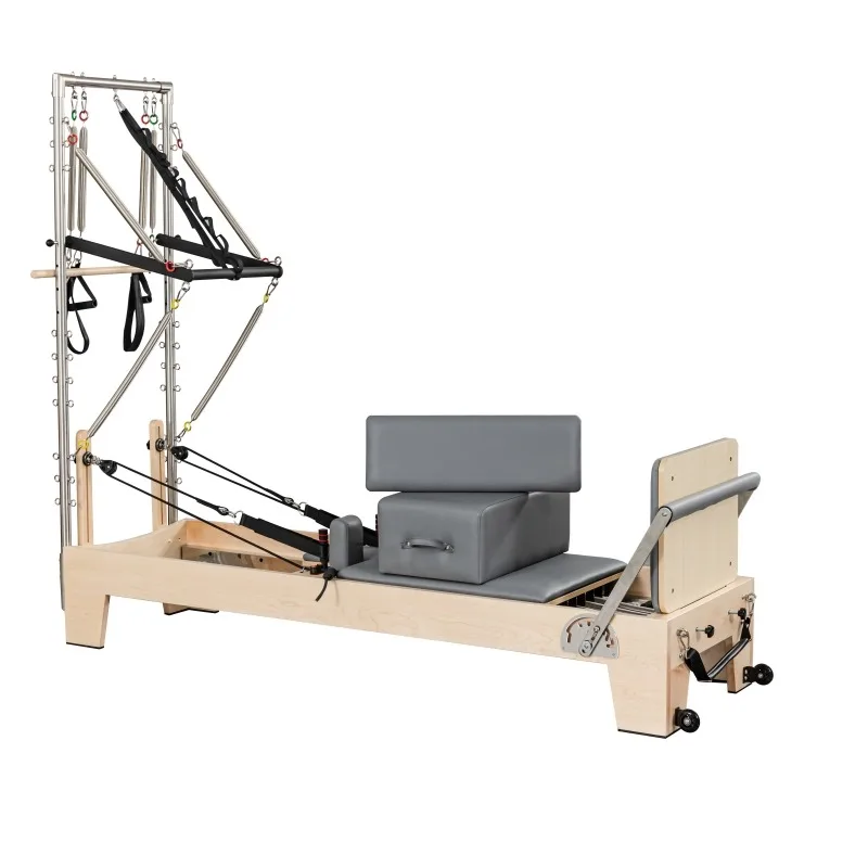 حار بيع 5 في 1 بيلاتيس المصلح ث / ترابيز، آلة اللياقة البدنية للاستخدام المنزلي لتشكيل الجسم والقوة #1