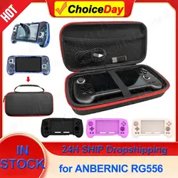 Silicone Protective Case Anti-Scratch Game Console Silicone Case Protective Cover for Anbernic RG556 Game Console Storage Bag
