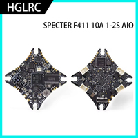 Future Flight HGLRC SPECTER F411 10A 1-2S AIO Flight Controller ExpressLRS 2.4G Receiver 5.8Ghz 400mW Vtx 65-85mm Toothpick FPV