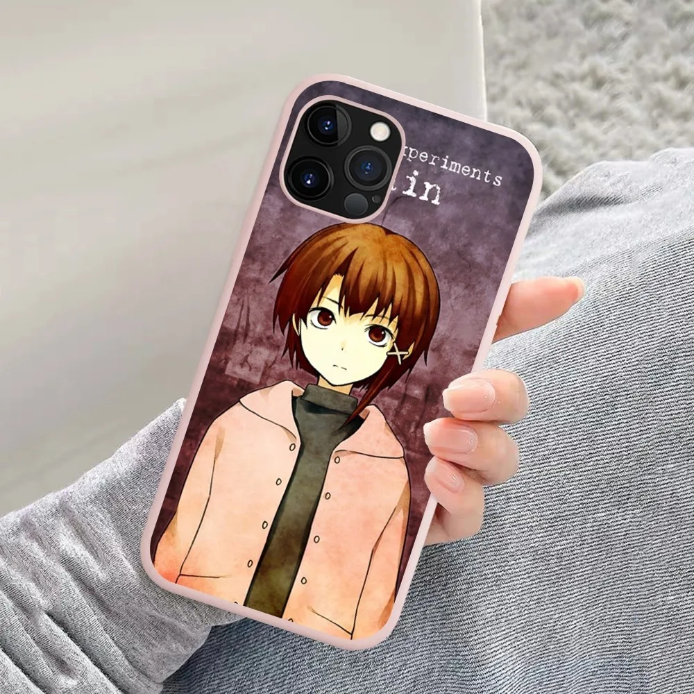 Serial Experiments Lain Phone Case Soft Solid Color For Iphone 14 11 12 13 Mini Pro Max 7 8 Plus 6 6s X Xs Max Xr