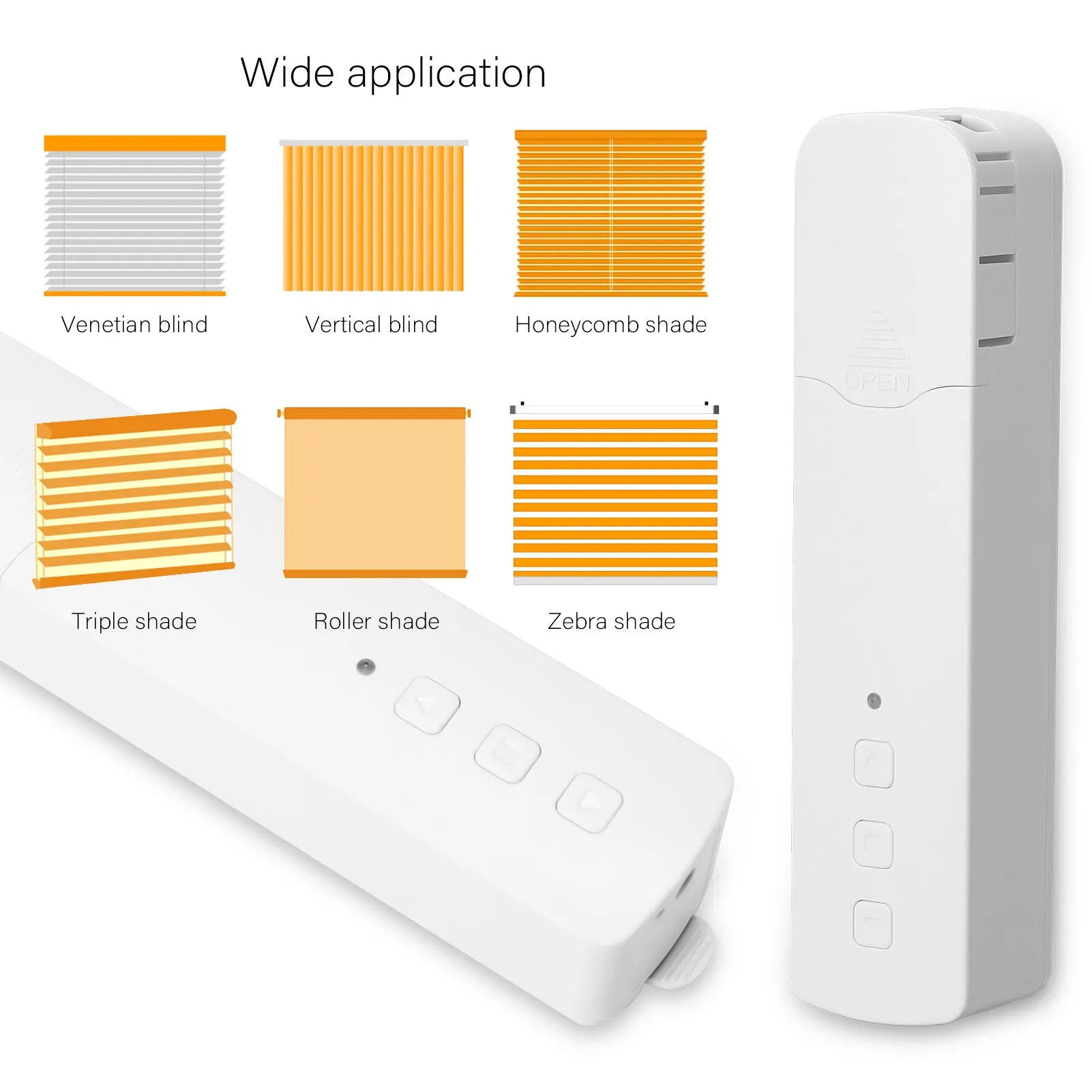 Tuya WIFI Smart Electric Curtain Motors Chain Roller Blinds Pull Bead Curtain Motor System APP Control For Alexa Google Home