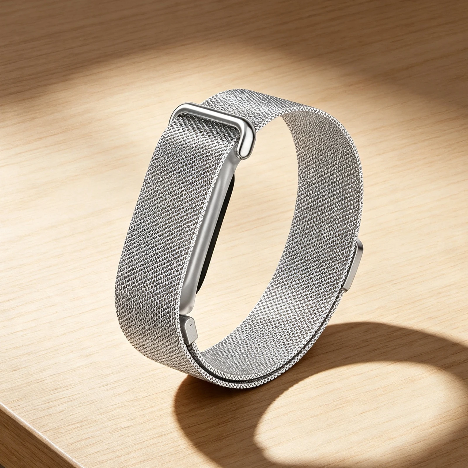 For Google Fitbit Air Milan Stainless Steel Strap Wear Resist Replacement Bracelet Smartwatch for Outdoor Travel Commute