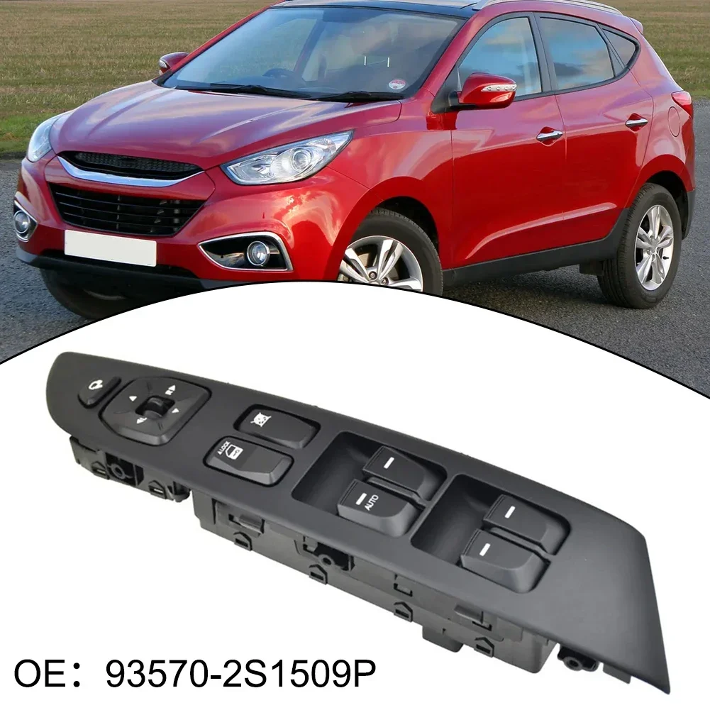 

High Universality Master Power Window Switch Car Window Switch Black Color Easy To Install High-quality Materials Quick To Use