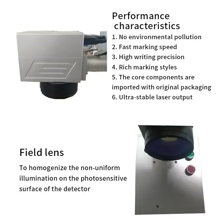 QK-F20M Desktop Mini 20W Fiber Laser Marking Hine