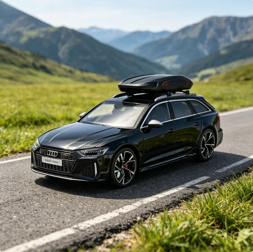 black-mamba-genuine-authorization-1-18-rs6-alloy-car-model-sliding-sound-and-light-father's-day-men
