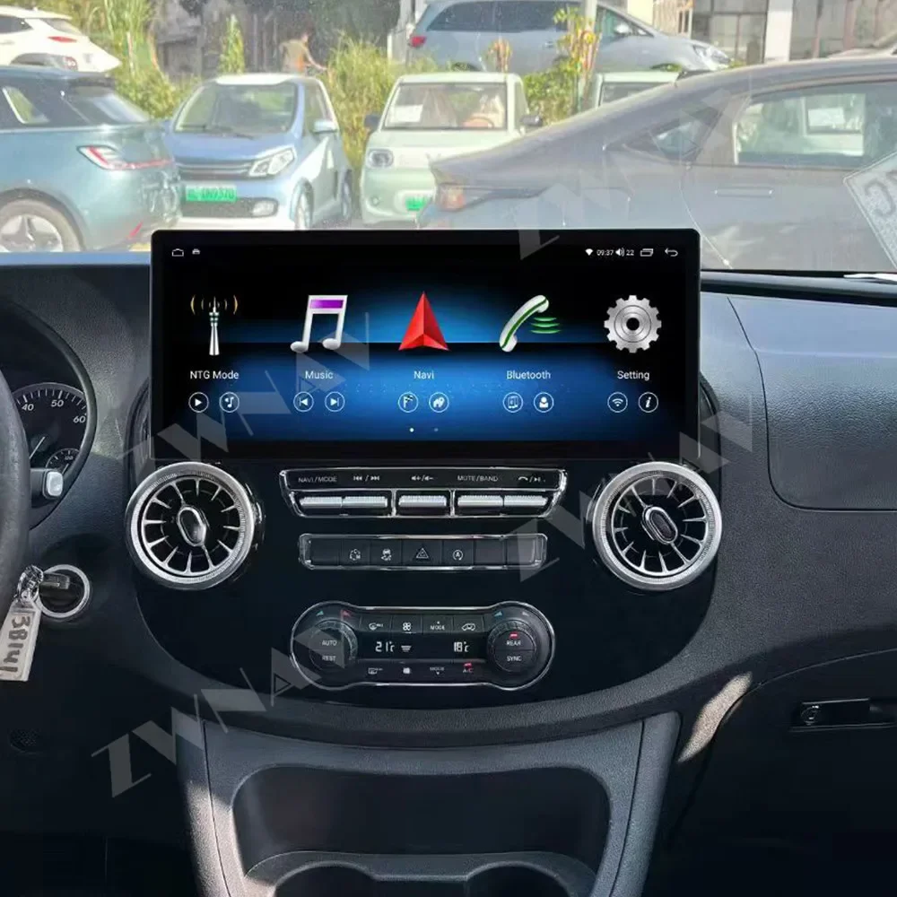 17 Inch Android 13 Car Radio for Mercedes Benz Vito W447 2016-2024 Wireless CarPlay Multimedia Player Stereo WiFi DSP Head Unit