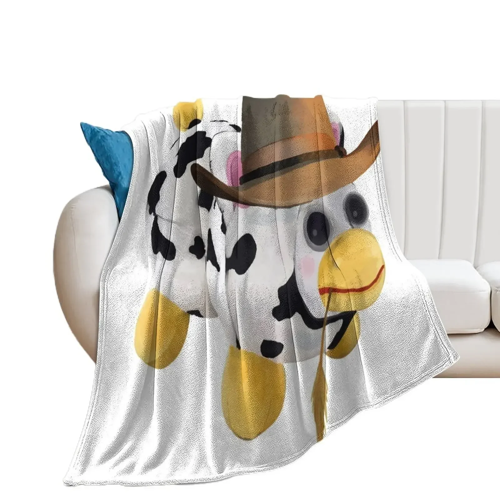 Cowboy peepy Throw Blanket Plush Loose Luxury St wednesday Blankets