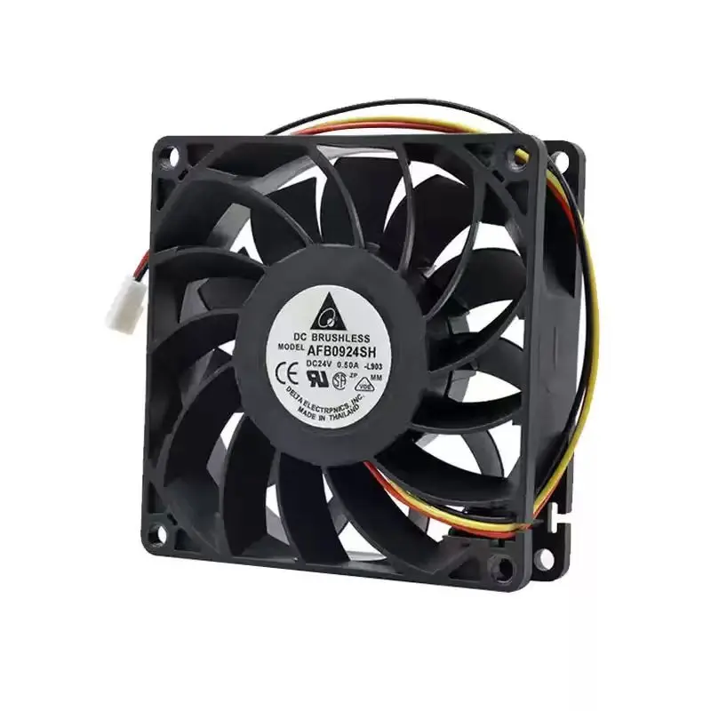 Original For Delta AFB0924SH 24V 0.50A 9225 Dual Ball Bearing DC Brushless Cooling Fan High Airflow Inverter Cabinet Radiator