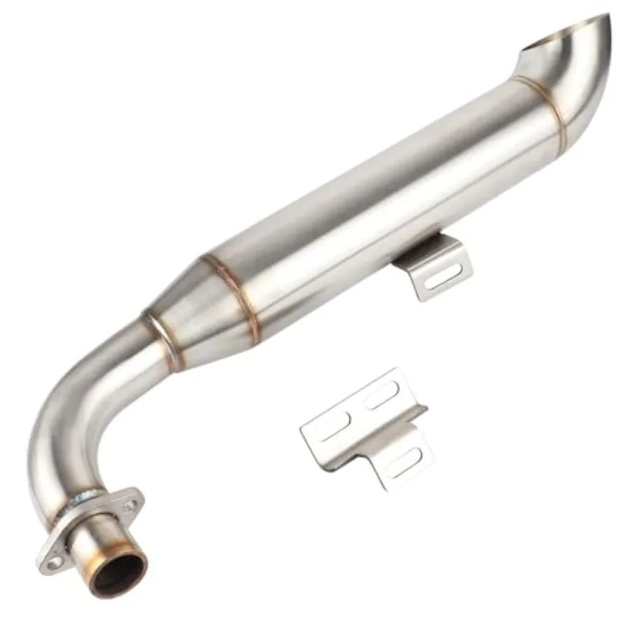 

Motorcycle Stainless Steel Exhaust Muffler for Stock or Big Bore Applications Suitable for ATC70 Z50 Mini Bikes and Mini Trail