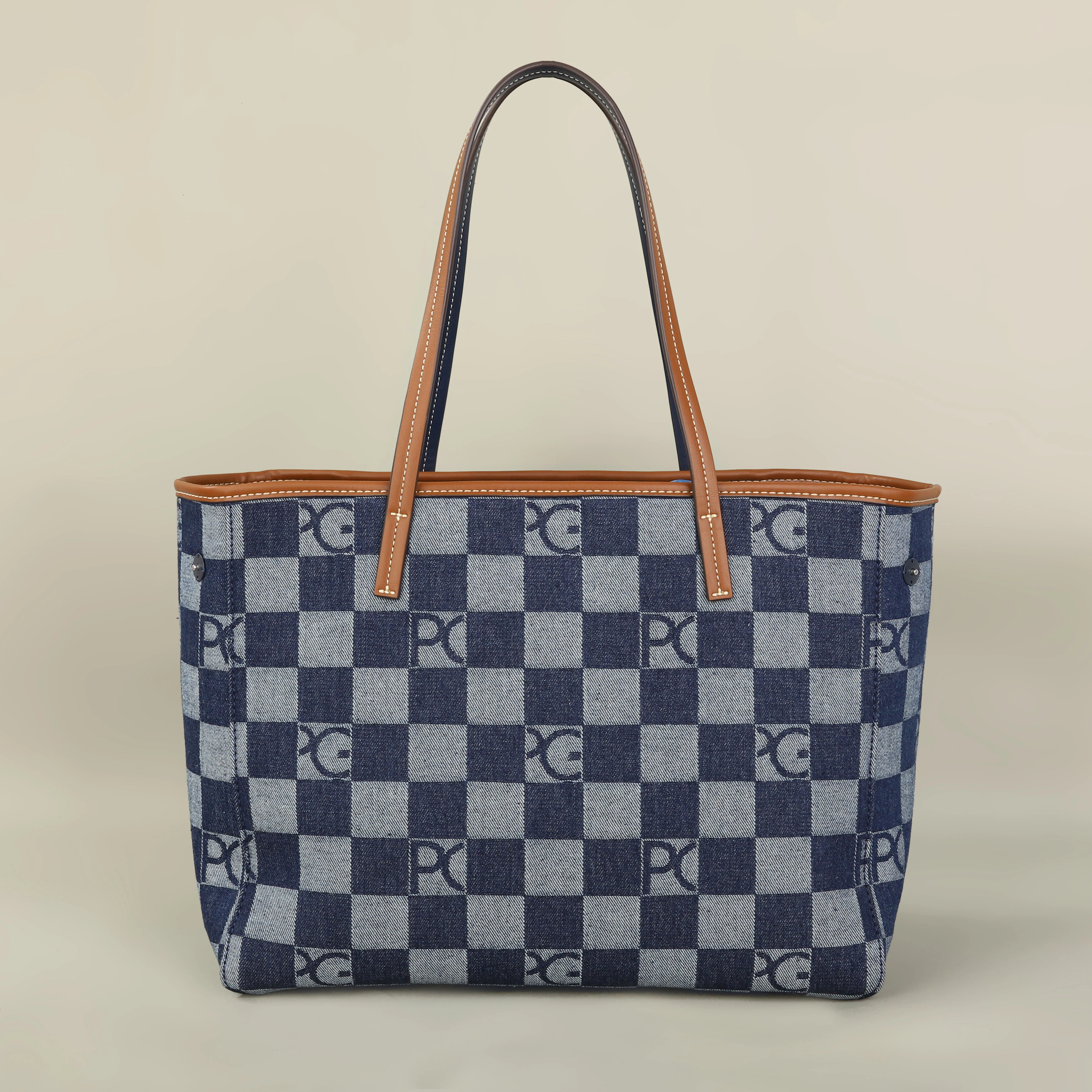 PG Lateinamerikanischer Europäischer Stil Damenhandtasche für den Alltag mit Multi-Cowboy-Splicing-Design, Modische Funktionale Große Kapazität Tragetasche – Detail 12