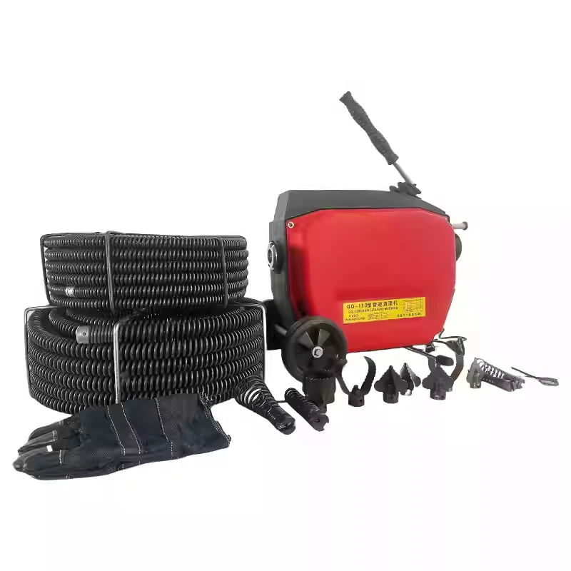 

CQ150 Sewer Cleaning Tool 3000W Pipe Dredging Machine 220V/110V Drain Cleaning Machine Spring Drain Cleaning Machine For Toilet