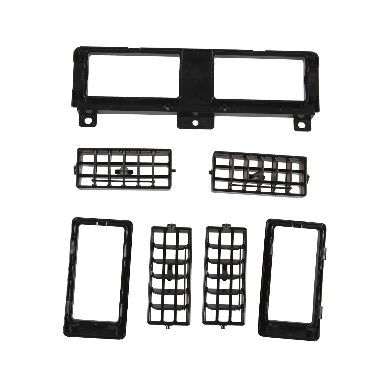 Dashboard AC Air Condition Heater Vent Grille Outlet Panel Louver Set For Nissan Navara D21 Hardbody Pickup 1986-1997 Auto Parts