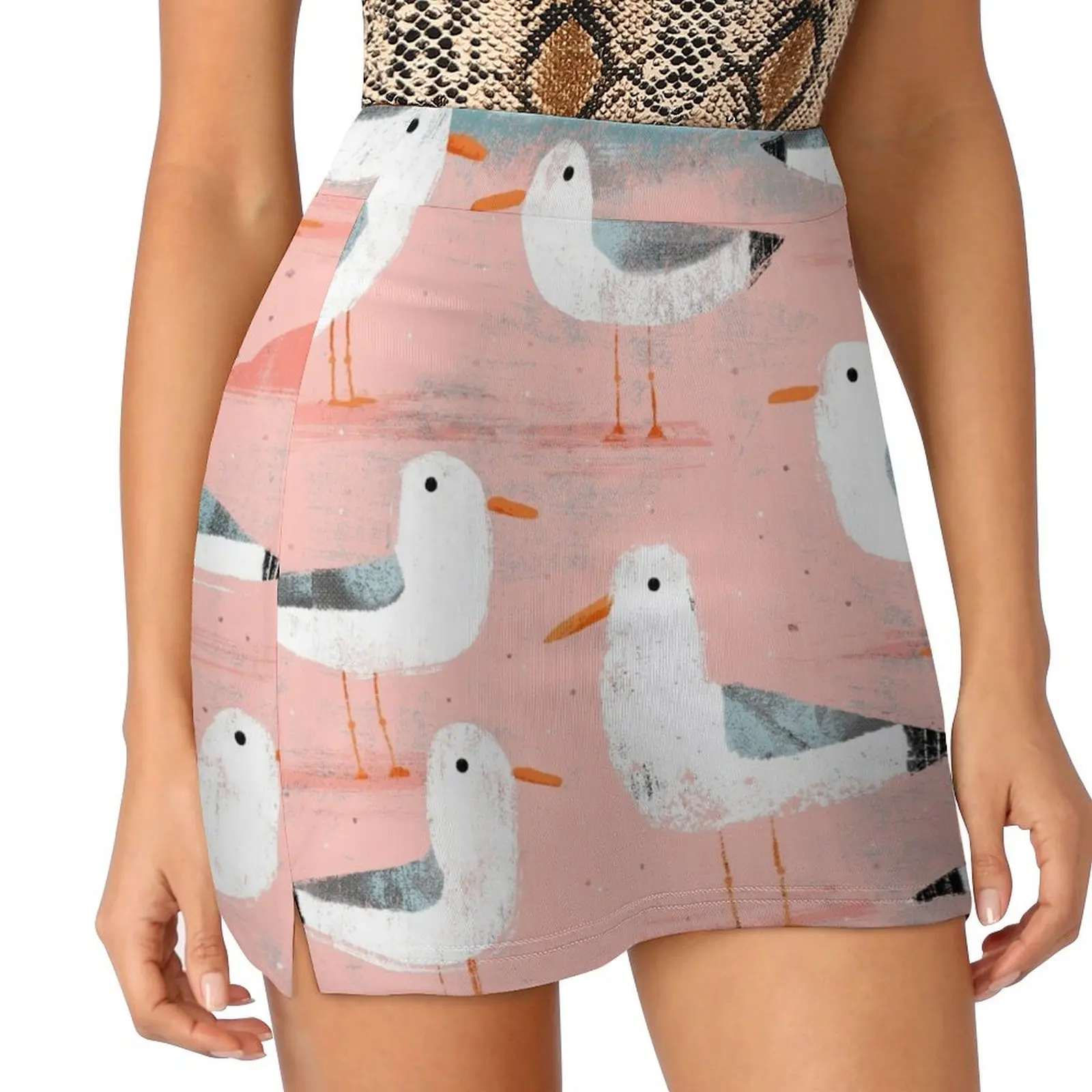 Seagulls on the Shore Mini Skirt women's summer dress 2025 luxury clothes women summer outfits for women 2025