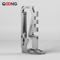 8 In 1 Multifunctional Key Ring Pocket Camping EDC Wrench Screwdriver Portable Mini Utility Keychain Outdoor Tool Key Chain Y112