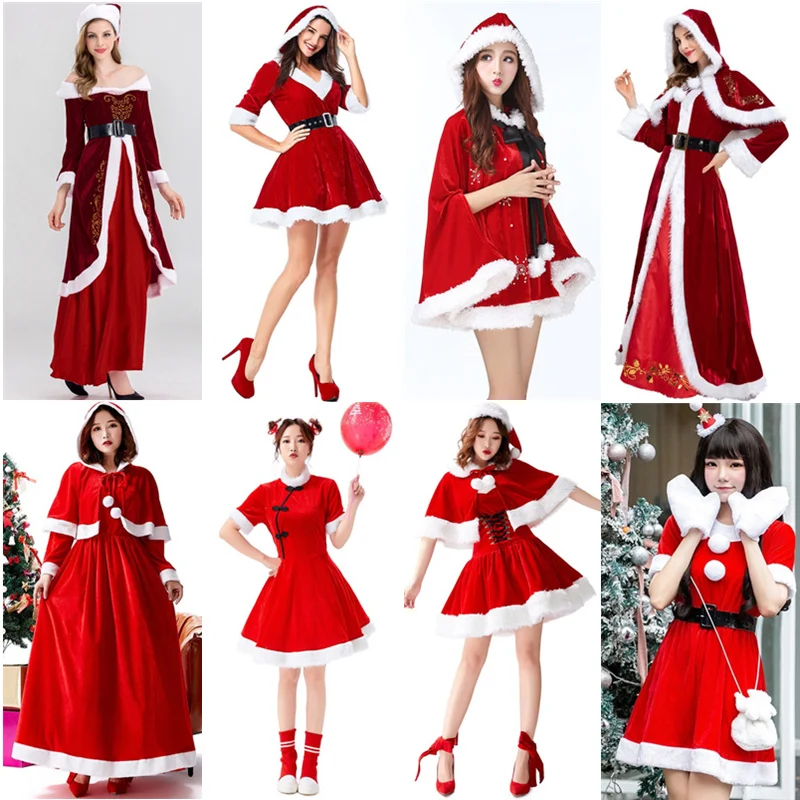 

Red Cisas Theme Cosplay Costume Dr orm Set Adult Par Princ Gown Performance Clothes Polyester Material