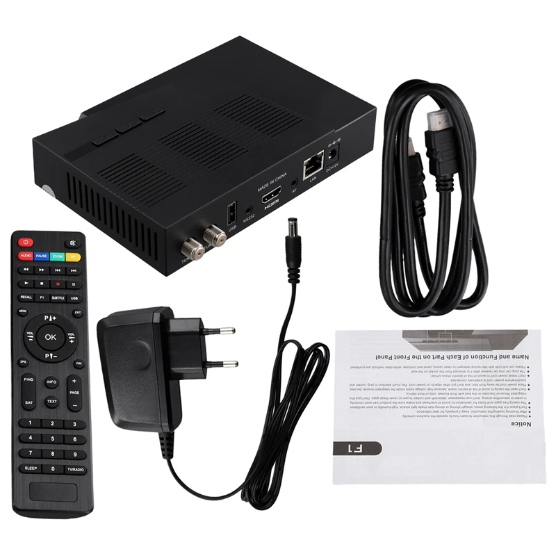 Set-Top Box Ontvanger Hevc Set-Top Box DVB-S2 Ontvangst Draagbare Praktische H.265 Cas Satelliet Ontvanger Forever Eu Plug