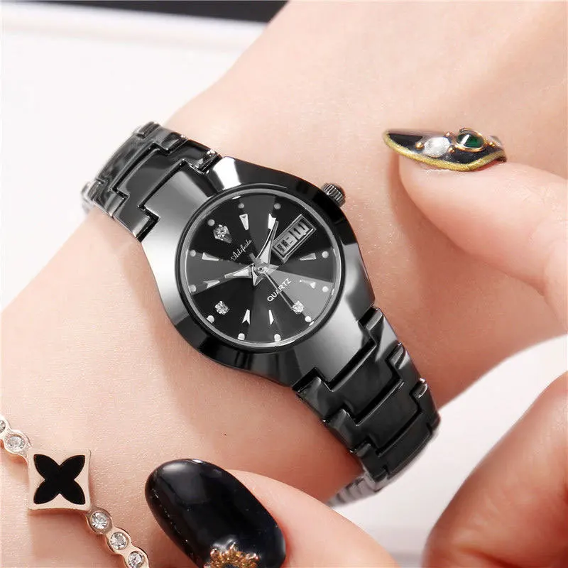 High end Women\'s Watch Waterproof Night Glow Multi functional Calendar Korean Edition Minimalist Fashion Versatile Time Watch