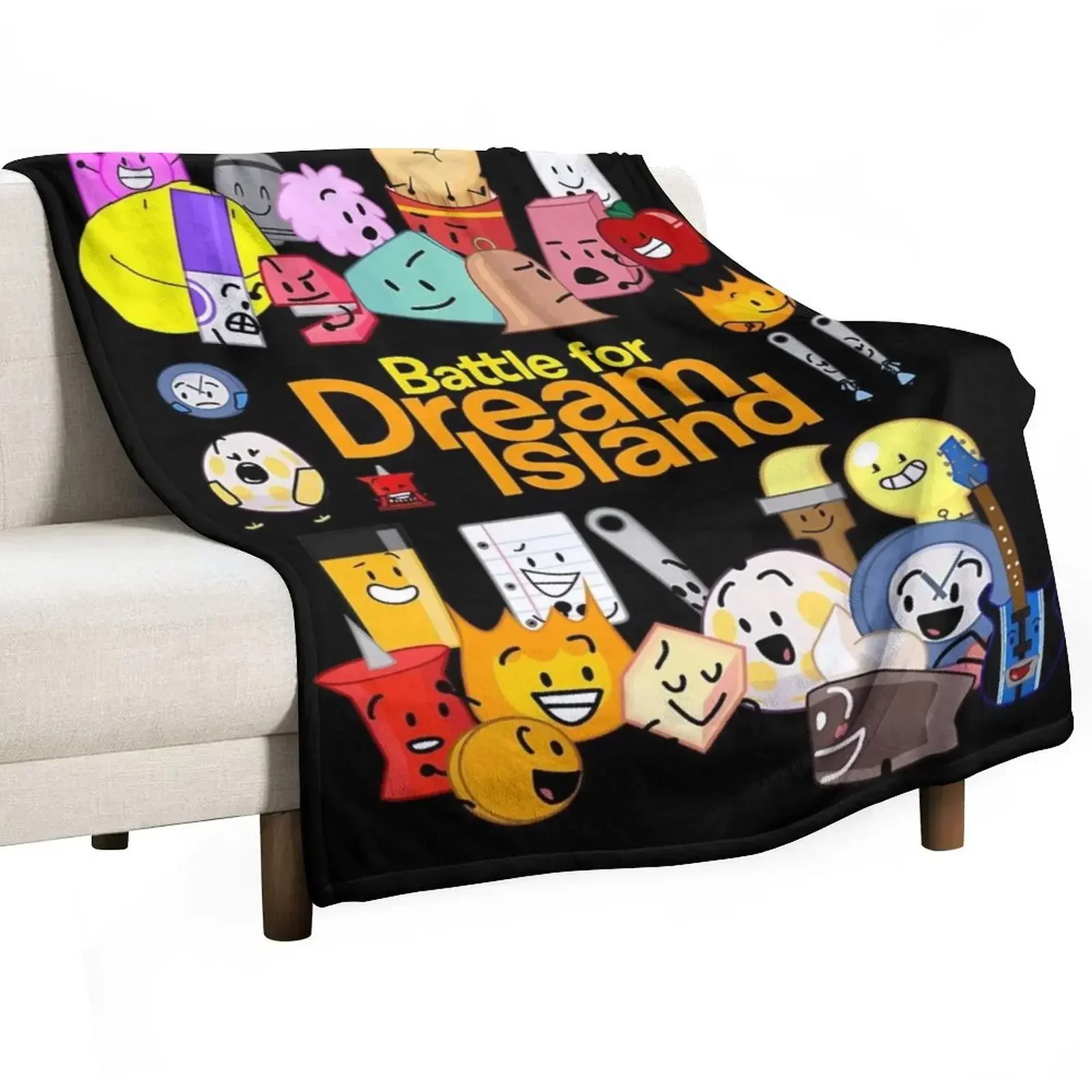 Battle For Dream Island Throw Blanket blankets and throws Beautifuls Decoratives Blankets