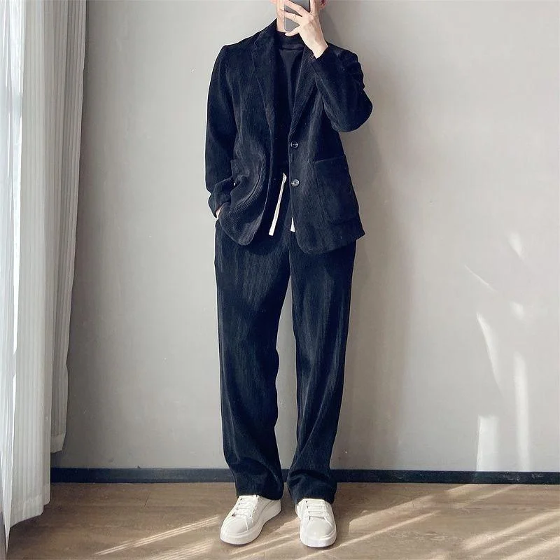 ชุดสูทผ้าลูกฟูกพรีเมียม ลายมาล - Corduroy Jacket Men บทวิจารณ์และราคา
