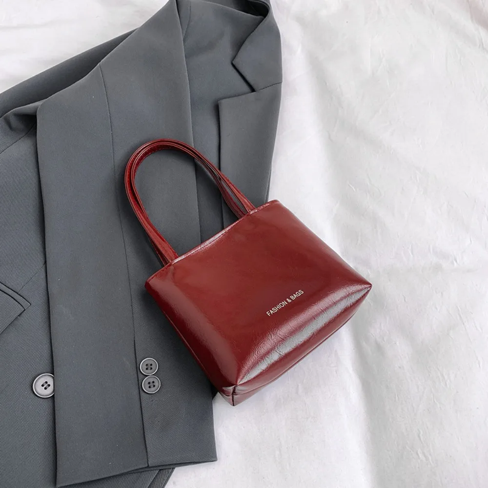 

Модная ручная сумка-тоут из искусственной кожи, маленькая сумка-ведро, разноцветный кошелек для женщин и девочек