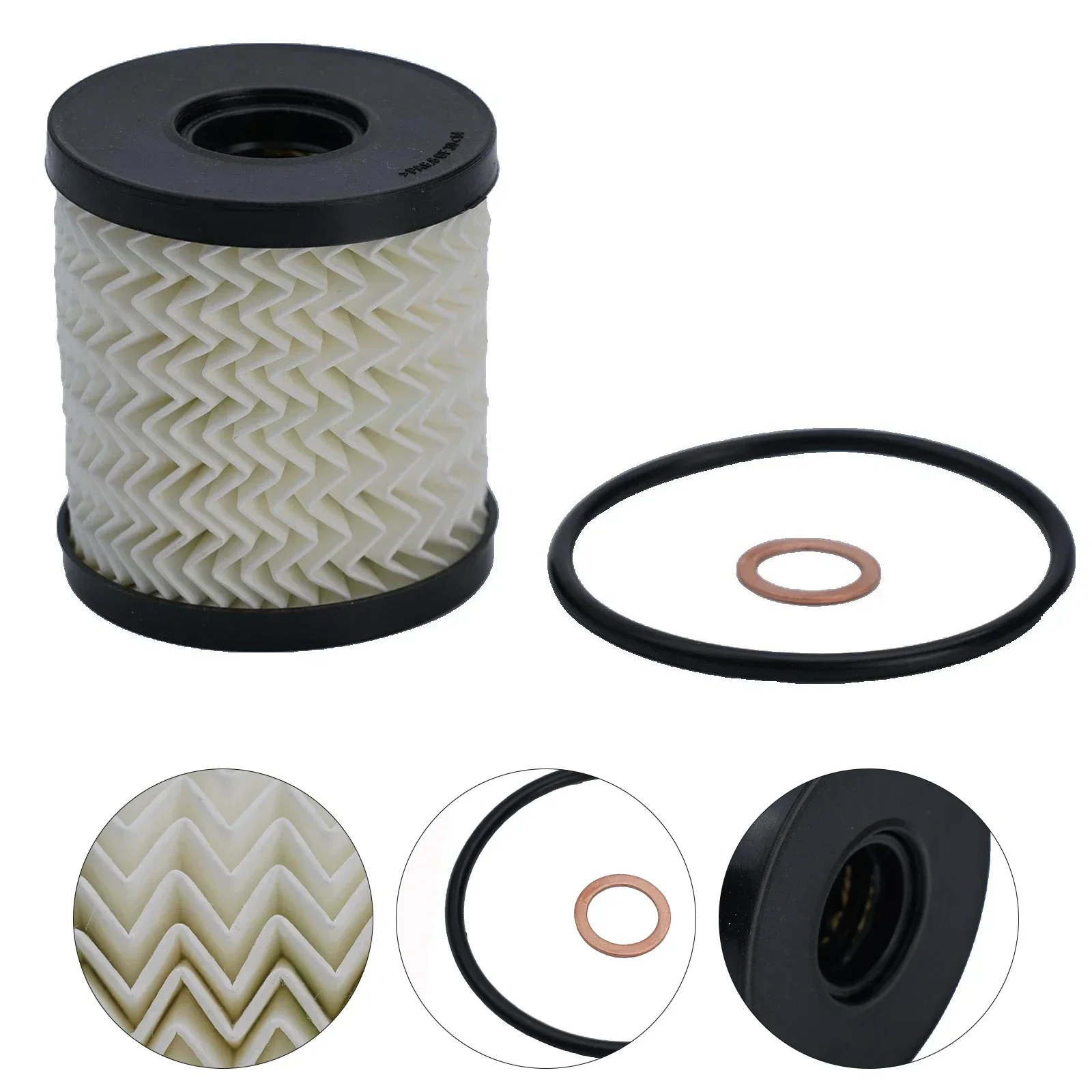 Filter Element  ABS Filter Cloth Replacement Filter Element For Mini For Cooper R56 2007-2016 11427622446 White Black Wear Parts