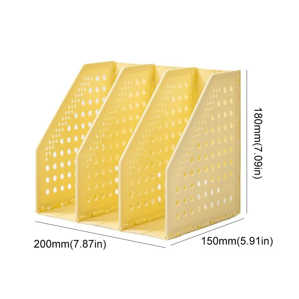 File Organizer Retractable File Holder Creative Foldable Desktop Bookend Bookshelf Adjustable File Storage Rack Office Supply