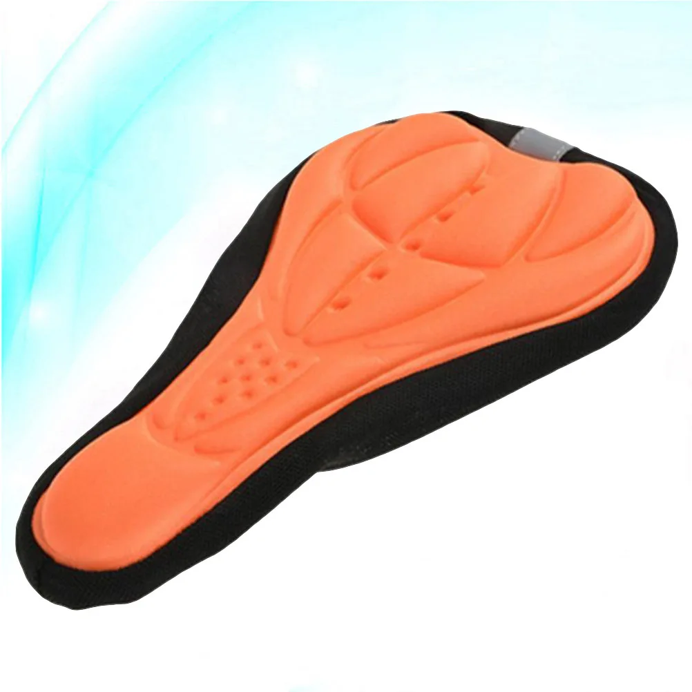 

Cushion Seat Cover Outdoor Cushions Bike Covers for Comfort Orange Gel Padding Fitness