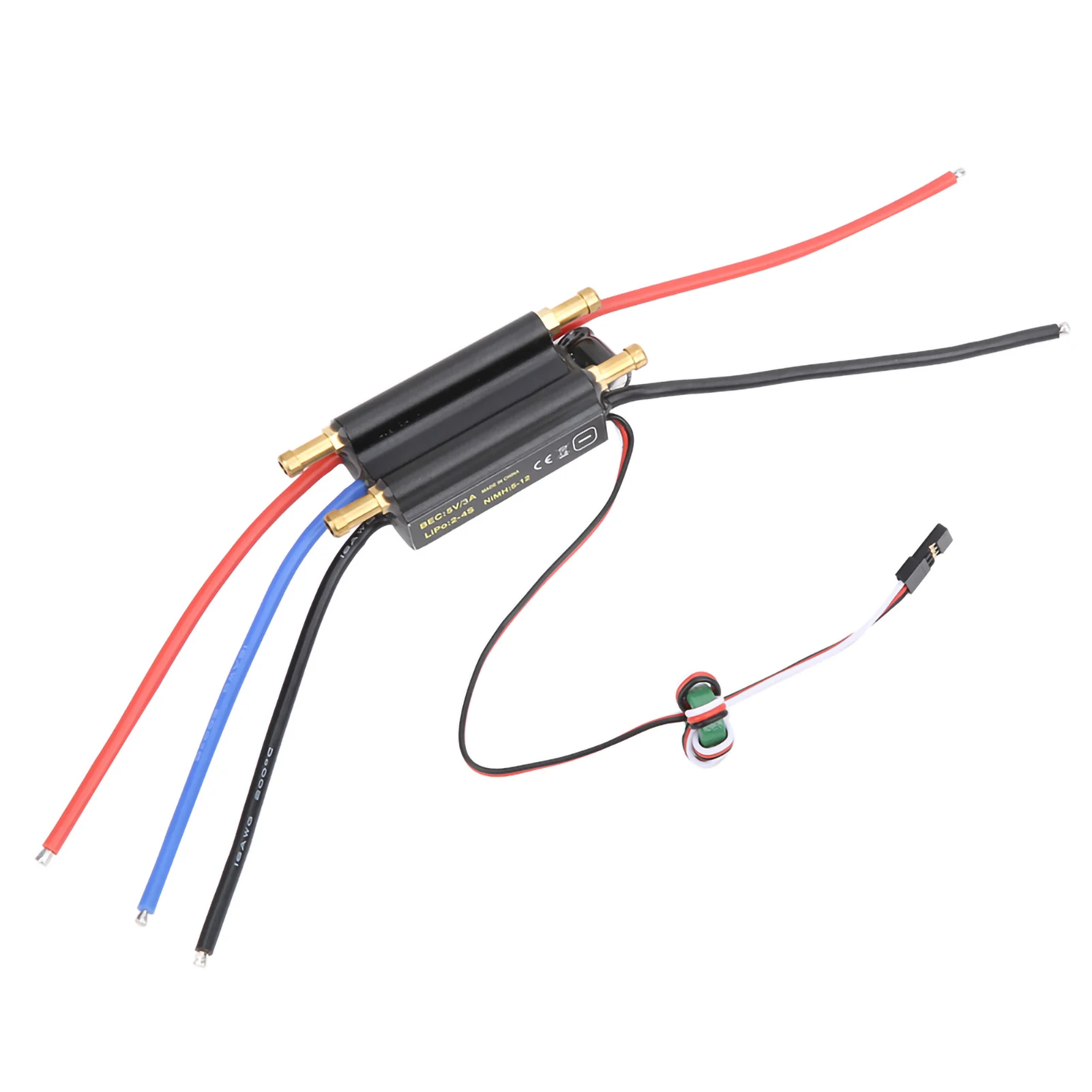 

RC Boat ESC 30A RC Boat Waterproof Brushless ESC Electric Speed Controller Accessory for RC Boat Waterproof RC Boat ESC