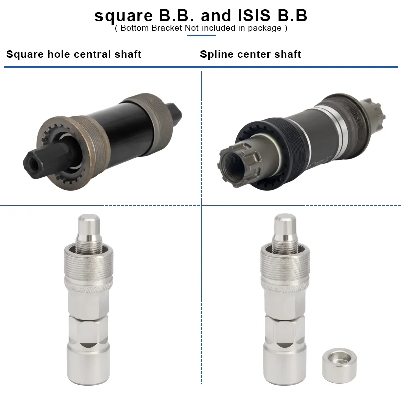 Bicycle Crank Extractor Removal MTB Bike Bottom Bracket Axis Remover Wheel Puller Bolts Cycling Crankset Pedals Repair Tools - Image 4