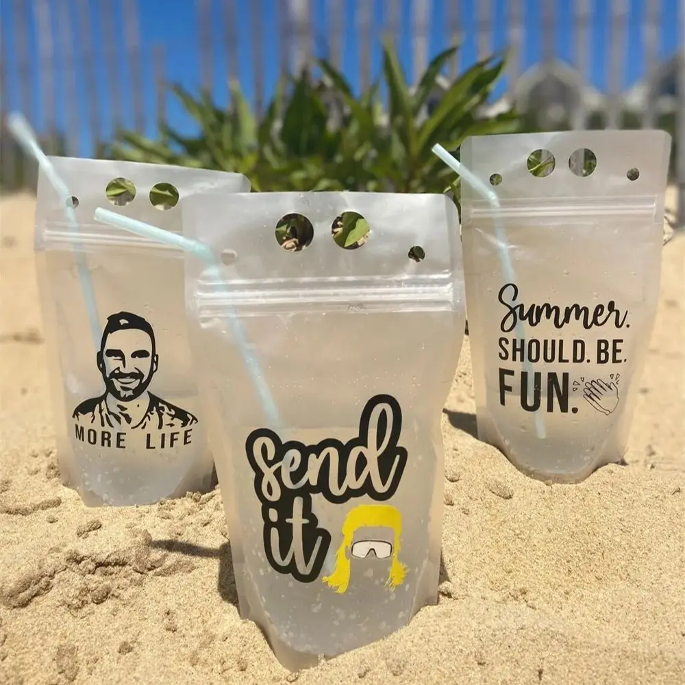 

Bravo Summer House Drink Pouches - Summer Should be Fun - Send It - Hamptons Montauk Bachelorette Party - Birthday - Bride - Cus