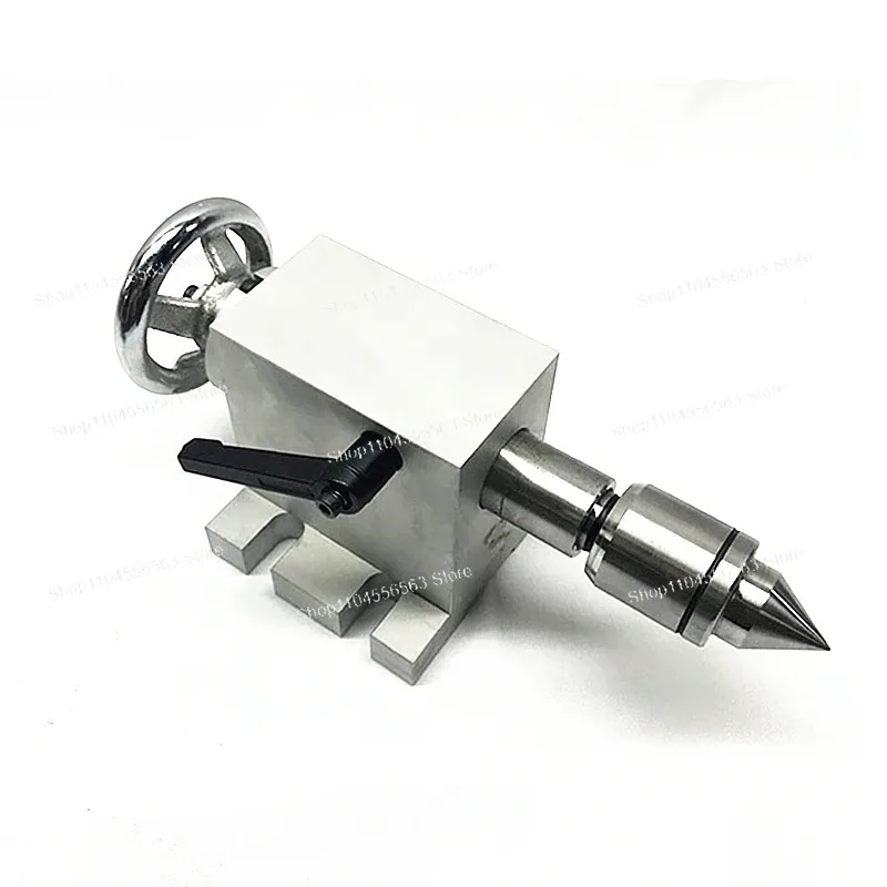 CNC MT2 Tailstock 65mm Center Height, for 80mm Rotary Axis 4th Axis Lathe Chuck Milling Drilling Router