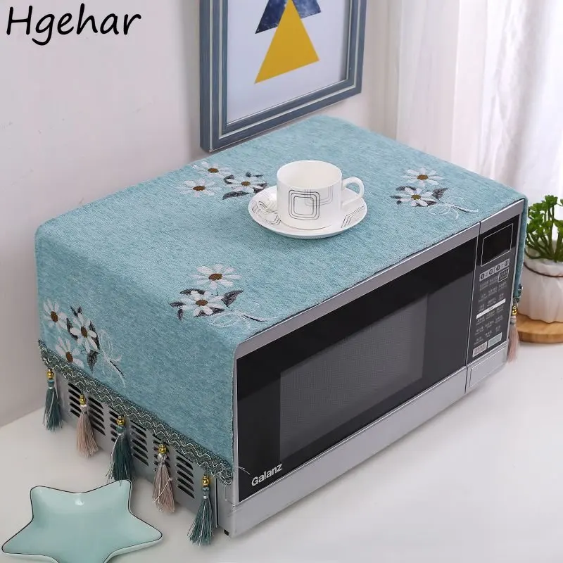 Europe Decorative Microwave Oven Covers Kitchen Dust-proof Protective Cover Universal Multi-functional Bedside Table Protector