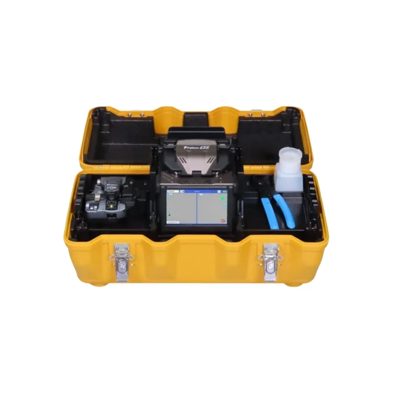 Fiber Optic Fusion Splicer FSM-45S 90S+ Kit FTTx cladding alignment Splicing Machine With CT-50 Cutter Fiber Optic Equipment