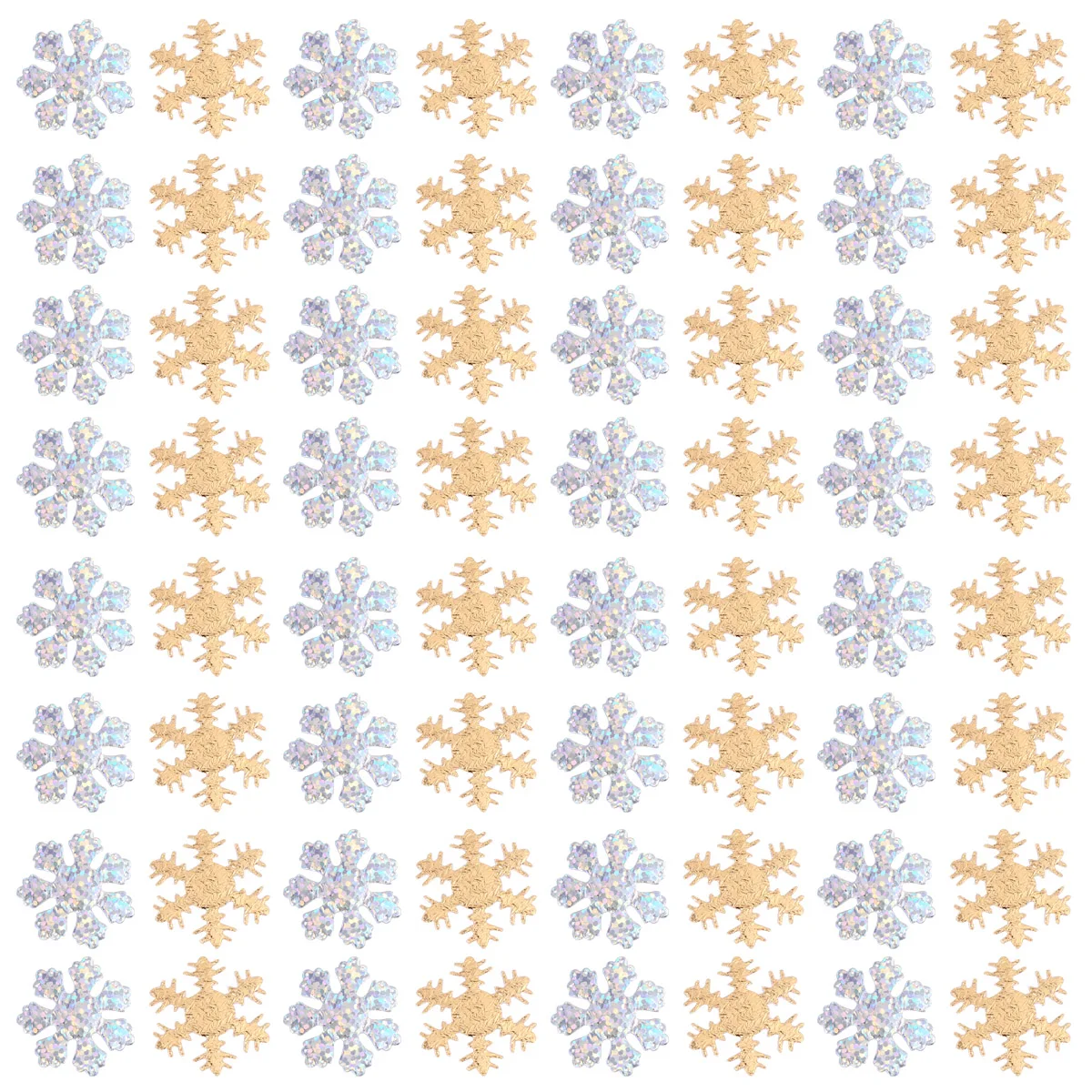 

400 Pcs Snowflake Confetti Christmas Xmas Party Decoration Tree Pendant Table Decor Winter Wonderl Theme