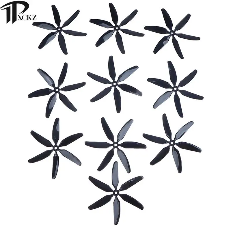 10pcs 5X4X6 Six-Blade Propeller Six-Blade Propeller CW CCW 5 Inch Propeller Blades For Quadcopter Racing Drone Propeller Blades