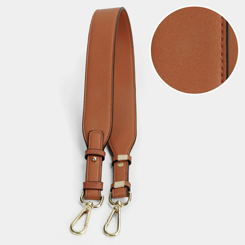 Chic Fashion PU Leather Handle Bag Strap Single Shoulder Bag Strap Belts For Bag Adjustable Replacement Bag Accessories For Bags