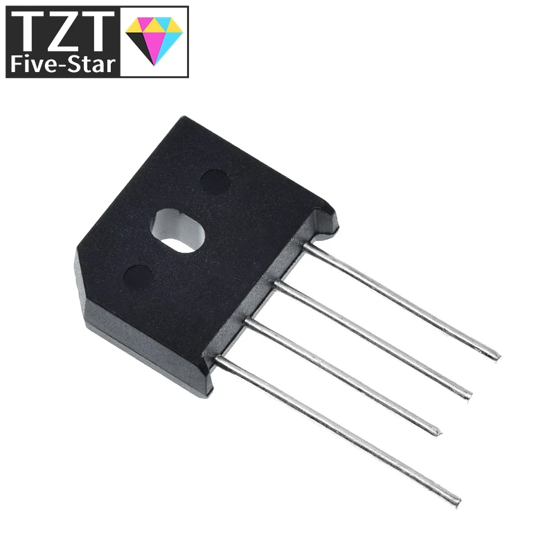 5PCS/lot diode bridge retifica KBU1510 DIP KBU-1510 15A 1000V ponte retificador electronica componentes KBU 1510